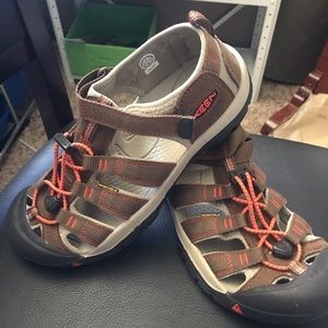 KEEN sandals.